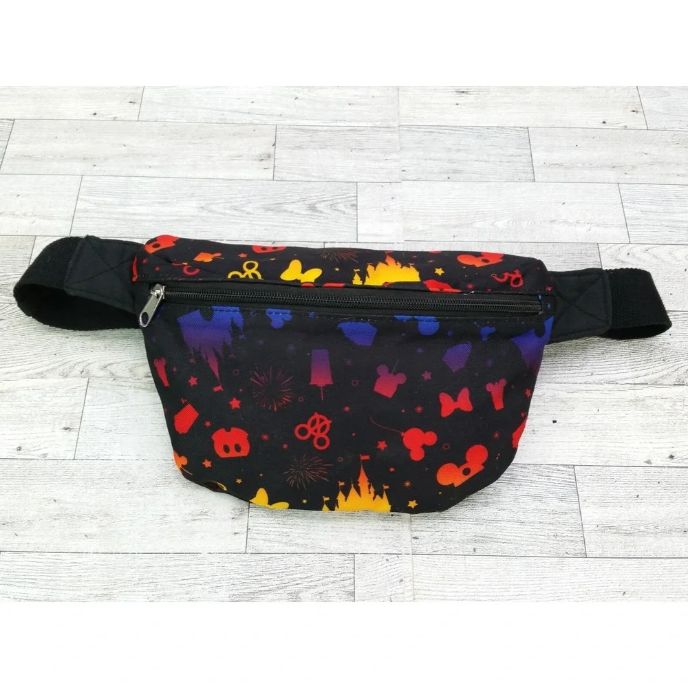 Mickey Mouse Snack Attraction Icons Fanny Pack‎ Belt Bag Rainbow Disney Parks